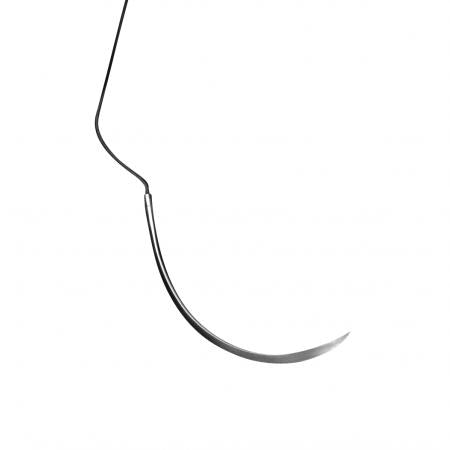 Perma Sharp Suture Black Braided Silk Non-Absorbable, PSN7762S, Surgical Products, Sutures