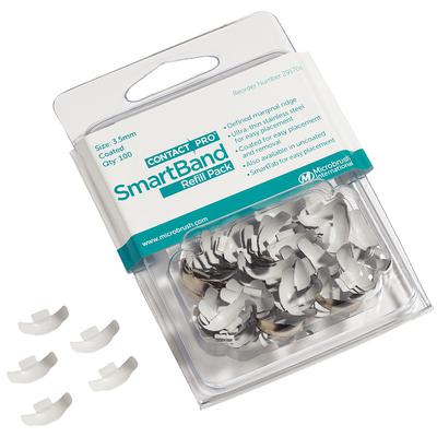 ContactPro SmartBand Refill Pack, Coated, 3.5 mm, White, 100/Pk, 291704