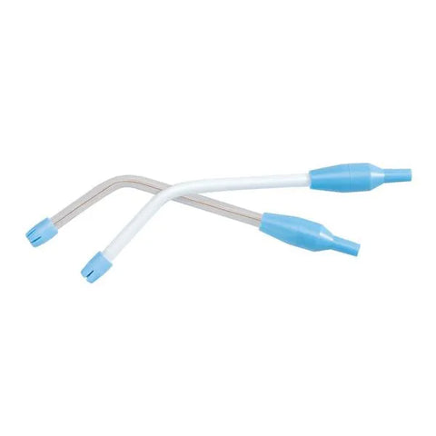 Safe-Flo Disposable Saliva Ejectors with One-Way Valves Plastic, M1001CLBU, Evacuation, Saliva Ejectors