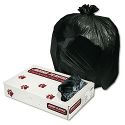 Garbage Liners 30x36 1.1mil Black 250/Cs, DI880, Infection Control, Waste Bags